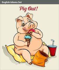 Poster - Pigging out