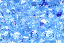 Close Up Of The Blue Diamond Background