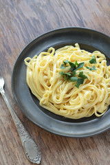 Wall Mural - Fettuccine alfredo.