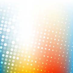 Poster - Abstract dotted colorful gradient background