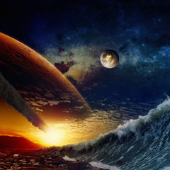 Wall Mural - end of world