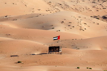 Wall Mural - Moreeb dune in Liwa Oasis area, Emirate of Abu Dhabi
