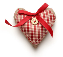 Valentine Checked Heart