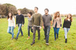 © william87 - Multiethnic group of friends at park