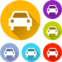 Sticker - car icons