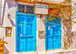 old taverna at Hydra island in Saronic gulf in Greece. HDR