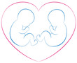 © Peter Hermes Furian - Twins Babies Heart