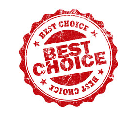 Wall Mural - best choice stamp