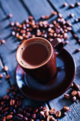 Canvas Print - coffee background