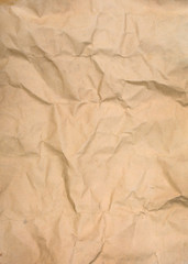 Wall Mural - brown wrinkled paper textured