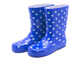 Canvas Print - Blue gumboots