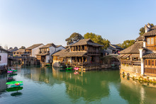Traditional Chinese Landscape In Water Town, Wuzhen