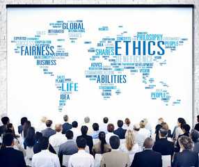 Poster - Ethics Ideals Principles Morals Standards Concept