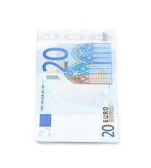 Canvas Print - Few twenty euro bills