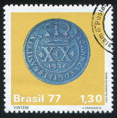 Poster - Brazilian Colonial Coins Doubloon