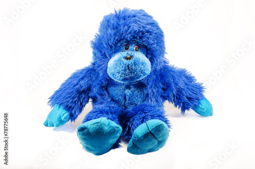 blue monkey soft toy