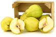 fresh quince fruits 