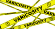 Варикоз (varicosity). Желтая оградительная лента