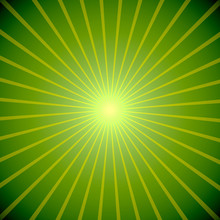 Abstract Green Burst St.Patricks Day Background.
