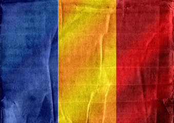 Fototapete - Chad flag themes idea design