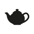 The teapot icon. Tea symbol. Flat