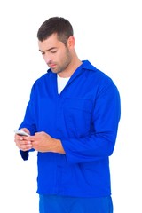 Poster - Mechanic text messaging through mobile phone