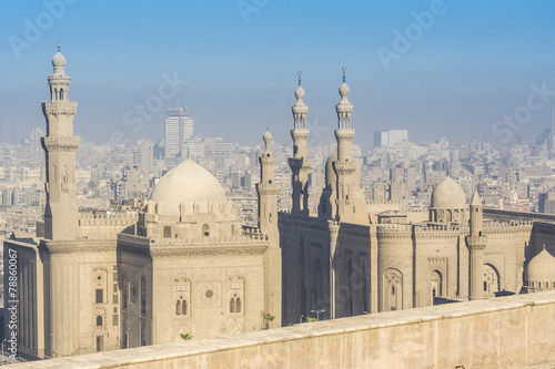 Naklejka - mata magnetyczna na lodówkę Royal Mosque and Mosque-Madrassa of Sultan Hassan, Cairo