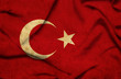 Turkey waving flag