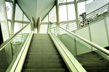 Modern Escalator Background