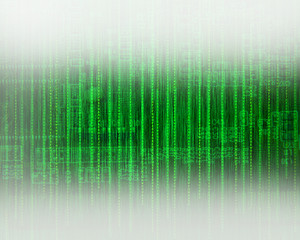 Sticker - Abstract tech binary background