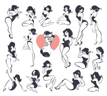 Large Pinup Girl Collection