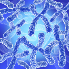 Wall Mural - Chromosome background