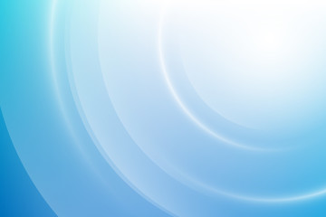Poster - Blue light gradient background