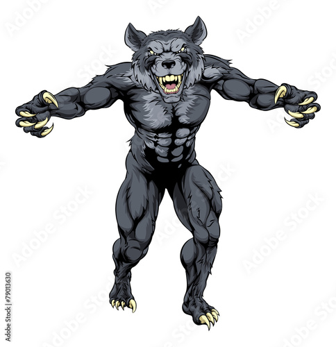 Werewolf mascot