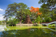 Ayutthaya Historical Park, Thailand.