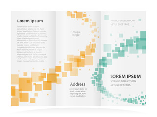 Wall Mural - brochure design template