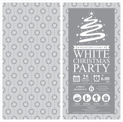 Wall Mural - Christmas Tree Invitation Card