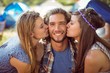 © WavebreakMediaMicro - Handsome hipster is a hit with the ladies
