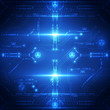 © kran77 - Abstract future technology system background, vector