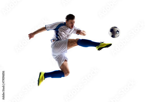 soccer player in action Fototapet