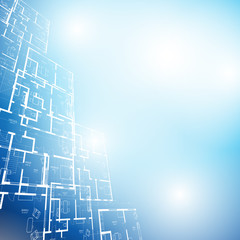 Wall Mural - Architectural background.