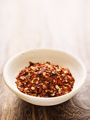 Sticker - rustic dried red chili flake