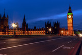 Fototapeta Londyn - Big Ben at night, London
