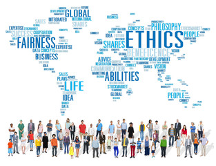 Sticker - Ethics Ideals Principles Morals Standards Concept