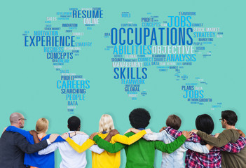 Wall Mural - Occupation Job Careers Expertise Human Resources Concept
