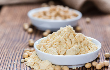 Canvas Print - Portion of Soy Flour