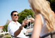 © Syda Productions - couple drinking wine in cafe