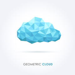 Poster - cloud geometrical style