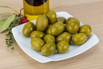 Green olives