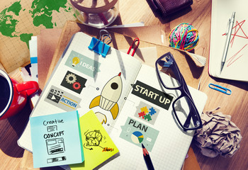 Sticker - Startup Innovation Planning Ideas Team Success Concept